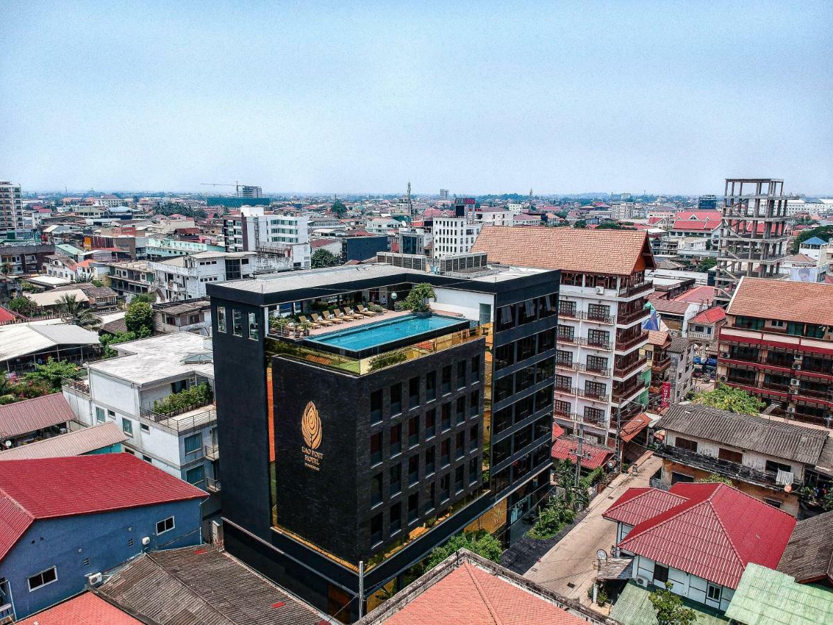Lao Poet Hotel Вьентьян Экстерьер фото
